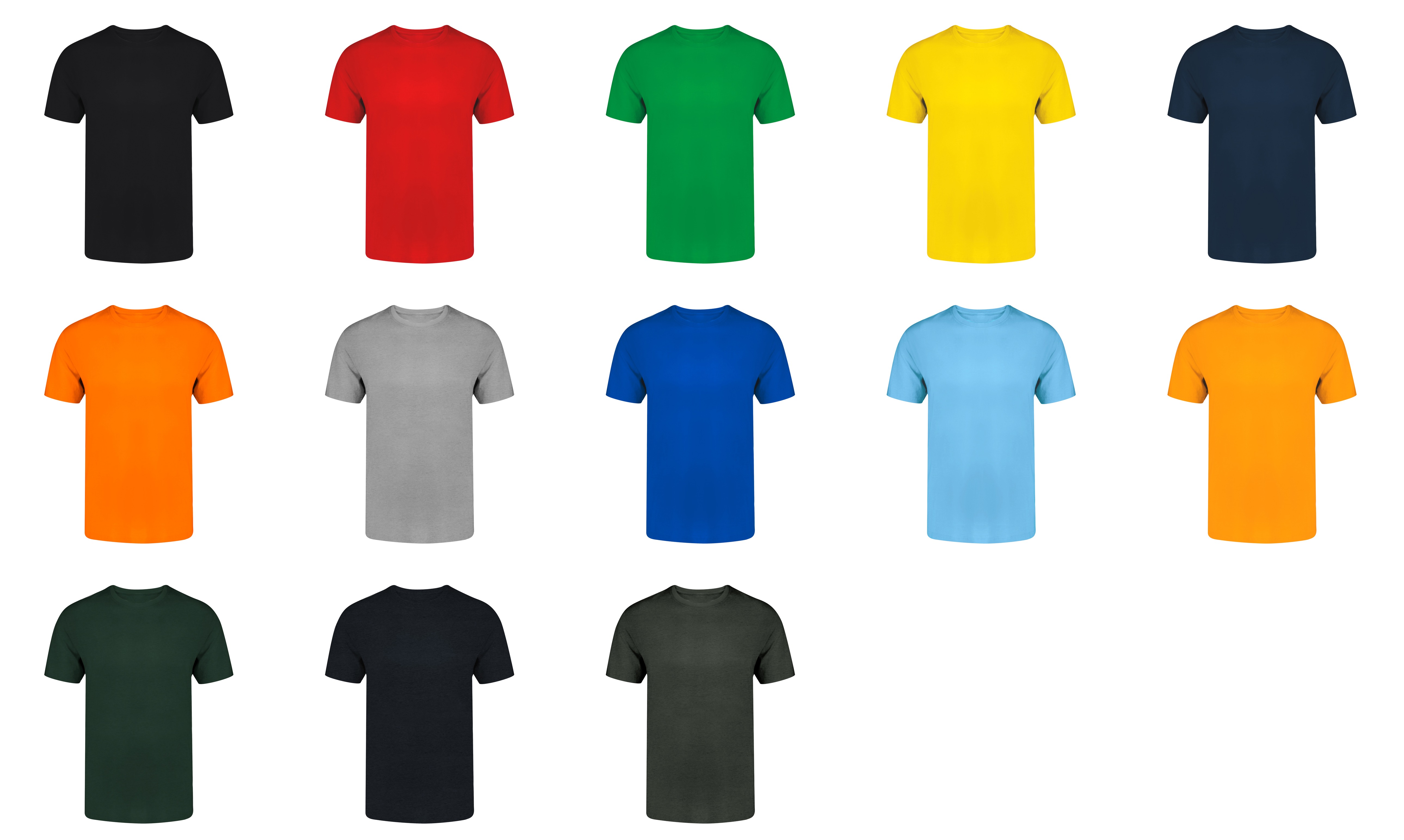 Camiseta Adulto Color Seiyo AMARILLO