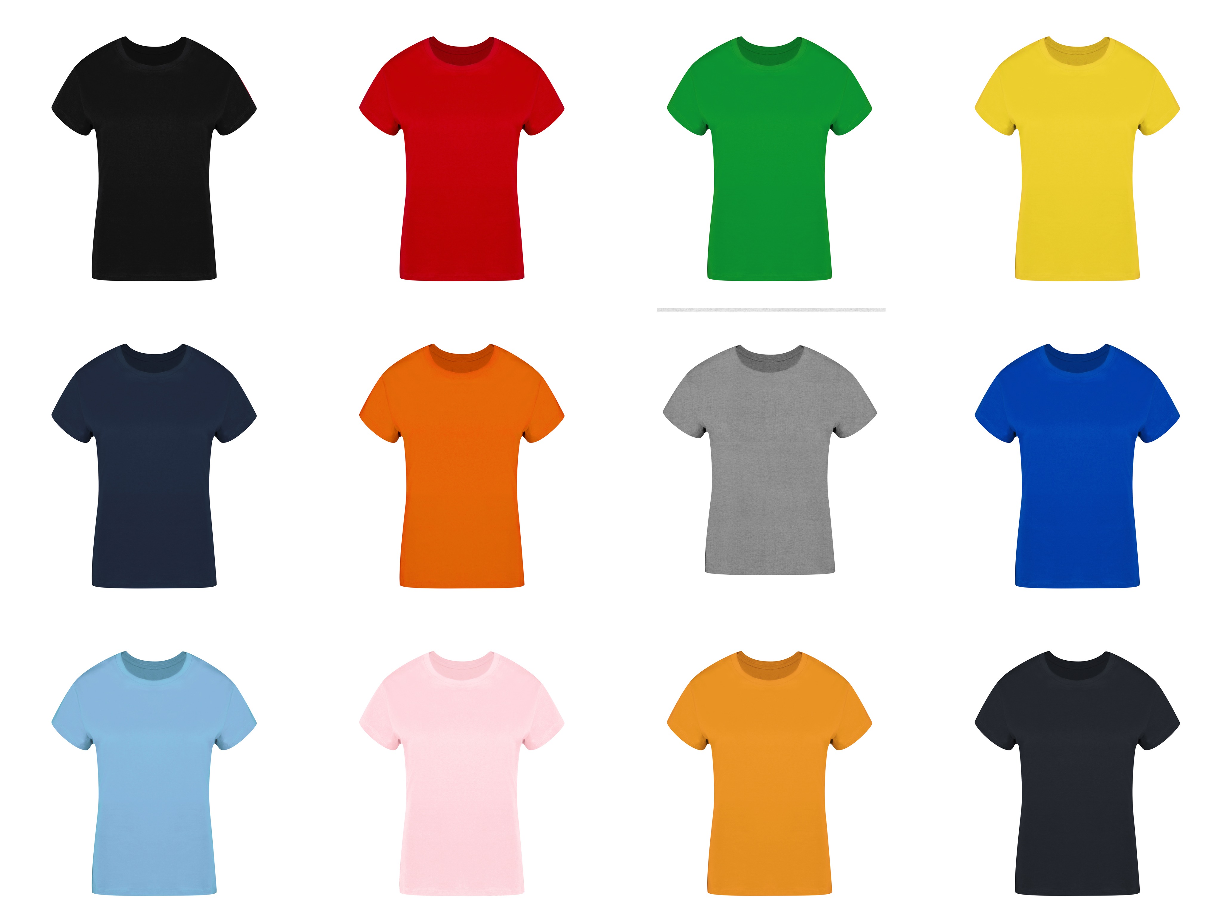 Camiseta Mujer Color Seiyo AMARILLO